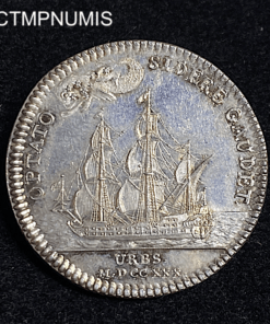 ,JETON,ARGENT,TURGOT,PARIS,1732,