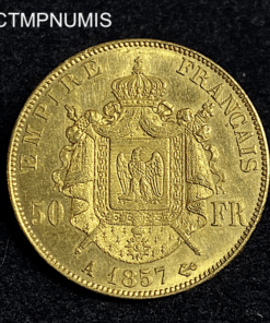 ,MONNAIE,50,FRANCS,OR,NAPOLEON,1857,