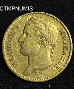 ,MONNAIE,40,FRANCS,OR,NAPOLEON,1810,W,LILLE,