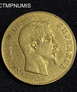 ,MONNAIE,100,FRANCS,OR,NAPOLEON,III,1858,