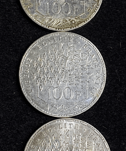 ,MONNAIE,100,FRANCS,ARGENT,PANTHEON,1987,1988,1989,