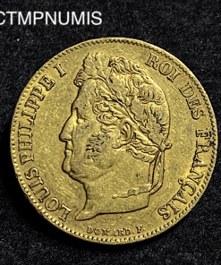 ,MONNAIE,20,FRANCS,OR,LOUIS,PHILIPPE,1841,