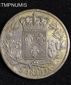 ,MONNAIE,5,FRANCS,CHARLES,X,1829,