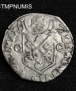 ,MONNAIE,COMTAT,AVIGNON,PAPE,CLEMENT,VIII,1594,