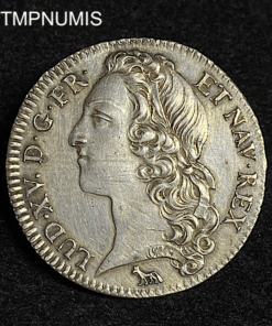 ,MONNAIE,LOUIS,XV,1/2,ECU,BANDEAU,1741,