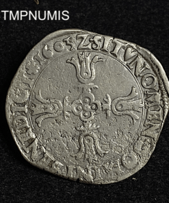 ,MONNAIE,HENRI,IC,1/4,ECU,ARGENT,DAUPHINE,1603,Z,GRENOBLE,