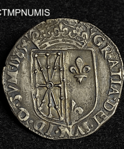 ,MONNAIE,HENRI,II,NAVARRE,1/4,ECU,1585,SAINT,PALAIS,