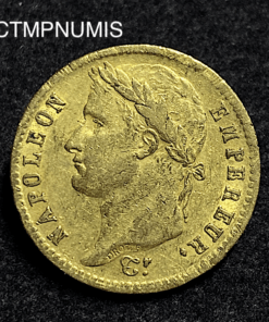 ,MONNAIE,EMPIRE,20,FRANCS,OR,NAPOLEON,1813,W,LILLE,