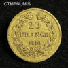 ,MONNAIE,20,FRANCS,OR,LOUIS,PHILIPPE,1840,
