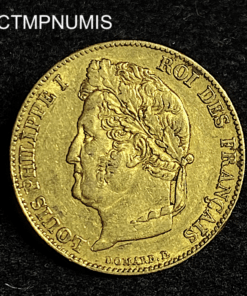 ,MONNAIE,20,FRANCS,OR,LOUIS,PHILIPPE,1848,