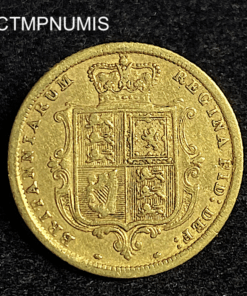 ,MONNAIE,ROYAUME,UNI,1/2,SOUVERAIN,OR,1883,