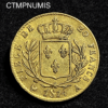 ,MONNAIE,20,FRANCS,OR,LOUIS,XVIII,1814,