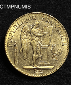 ,MONNAIE,20,FRANCS,OR,GENIE,1894,
