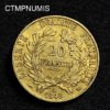 ,MONNAIE,OR,20,FRANCS,CERES,1849,