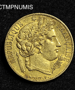 ,MONNAIE,OR,20,FRANCS,CERES,1849,