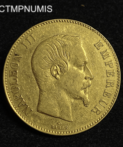 ,MONNAIE,100,FRANCS,OR,NAPOLEON,1858,