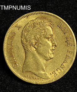 ,MONNAIE,40,FRANCS,OR,CHARLES,X,1830,