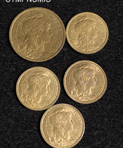 ,MONNAIE,LOT,1,2,CENTIMES,DUPUIS,1908,SUP,