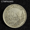 ,MONNAIE,100,FRANCS,COCHET,1958,CHOUETTE,