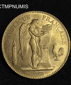 ,MONNAIE,100,FRANCS,OR,GENIE,1907,