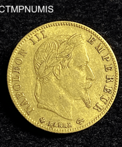 ,MONNAIE,5,FRANCS,OR,NAPOLEON,1868,BB,STRASBOURG,