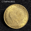 ,MONNAIE,10,FRANCS,OR,COQ,1910,