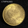 ,MONNAIE,10,FRANCS,OR,COQ,1914,