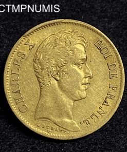 ,MONNAIE,40,FRANCS,OR,CHARLES,X,1830,