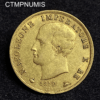 ,MONNAIE,ITALIE,40,LIRE,OR,NAPOLEON,1812,