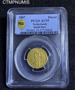 ,MONNAIE,NETHERLAND,1,DUCAT,OR,1807,