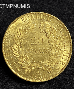 ,MONNAIE,20,FRANCS,OR,CERES,1850,SUP,