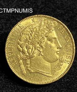 ,MONNAIE,20,FRANCS,OR,CERES,1850,SUP,