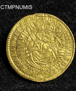 ,MONNAIE,HONGRIE,1,DUCAT,OR,1738,CHARLES,