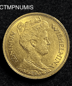 ,MONNAIE,PAYS,BAS,5,GULDEN,OR,1912,