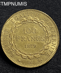 ,MONNAIE,100,FRANCS,OR,GENIE,1879,