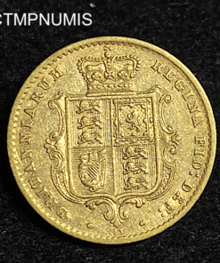 ,MONNAIE,ROYAUME,UNI,1/2,SOUVERAIN,OR,1871,