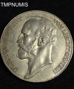 ,MONNAIE,LIECHTENSTEIN,5,KRONER,ARGENT,1904,