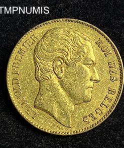 ,MONNAIE,BELGIQUE,20,FRANCS,OR,1865,