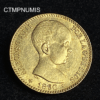 ,MONNAIE,ESPAGNE,20,PESETAS,OR,ALPHONSE,1890,