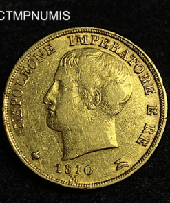 ,MONNAIE,ITALIE,20,LIRE,OR,1810,MILAN,