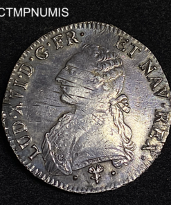 ,MONNAIE,LOUIS,XVI,ECU,ARGENT,1784,L,BAYONNE,