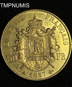 ,MONNAIE,50,FRANCS,OR,NAPOLEON,1857,SUP,