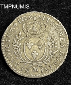 ,MONNAIE,LOUIS,XV,1/10,ECU,ARGENT,1726,M,TOULOUSE,