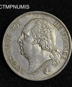 ,MONNAIE,2,FRANCS,ARGENT,LOUIS,XVIII,1820,SPL,