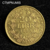,MONNAIE,ITALIE,VATICAN,20,LIRE,OR,1866,ROME,