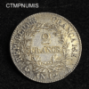 ,MONNAIE,2,FRANCS,BONAPARTE,CONSUL,AN,12,SPL,