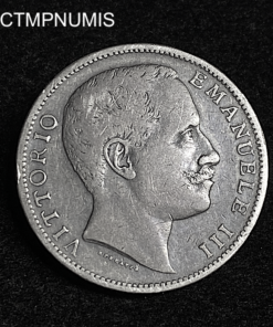 ,MONNAIE,ITALIE,2,LIRE,ARGENT,1905,