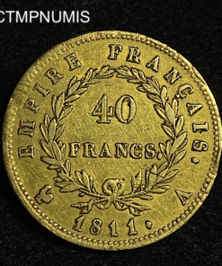 ,MONNAIE,40,FRANCS,OR,NAPOLEON,1811,