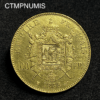 ,MONNAIE,100,FRANCS,OR,NAPOLEON,1858,BB,STRASBOURG,