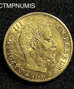 ,MONNAIE,5,FRANCS,OR,NAPOLEON,1860,